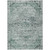 5' X 8' Teal Blue And Pale Aqua Medallion Washable Indoor Outdoor Area Rug 5' X 8' Teal Blue And Pale Aqua Medallion Washable Indoor Outdoor Area Rug