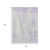 3' X 5' Lavender And Ivory Abstract Washable Indoor Outdoor Area Rug 3' X 5' Lavender And Ivory Abstract Washable Indoor Outdoor Area Rug