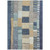 8' X 10' Navy Blue Beige And Ivory Geometric Washable Indoor Outdoor Area Rug 8' X 10' Navy Blue Beige And Ivory Geometric Washable Indoor Outdoor Area Rug