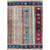 3' X 5' Navy Blue And Merlot Striped Washable Indoor Outdoor Area Rug 3' X 5' Navy Blue And Merlot Striped Washable Indoor Outdoor Area Rug