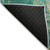 8' X 10' Green And Gold Abstract Washable Indoor Outdoor Area Rug