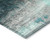 10' X 14' Teal Blue Aqua And Charcoal Abstract Washable Indoor Outdoor Area Rug 10' X 14' Teal Blue Aqua And Charcoal Abstract Washable Indoor Outdoor Area Rug