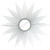 32" Silver Metal Sunburst Geometric Framed Accent Mirror 32" Silver Metal Sunburst Geometric Framed Accent Mirror