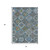 3' X 5' Denim Blue And Green Patchwork Washable Indoor Outdoor Area Rug 3' X 5' Denim Blue And Green Patchwork Washable Indoor Outdoor Area Rug