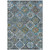 10' X 14' Denim Blue And Green Patchwork Washable Indoor Outdoor Area Rug 10' X 14' Denim Blue And Green Patchwork Washable Indoor Outdoor Area Rug