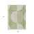 9' X 12' Artichoke Green And Ivory Geometric Washable Indoor Outdoor Area Rug 9' X 12' Artichoke Green And Ivory Geometric Washable Indoor Outdoor Area Rug