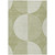 10' X 14' Artichoke Green And Ivory Geometric Washable Indoor Outdoor Area Rug 10' X 14' Artichoke Green And Ivory Geometric Washable Indoor Outdoor Area Rug