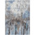 10' X 14' Blue Ivory And Beige Abstract Washable Indoor Outdoor Area Rug