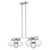 Garner 4-Light Satin Nickel Island Pendant
