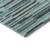 10' X 14' Turquoise Teal Blue And Gray Abstract Washable Area Rug With UV Protection