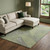 9' X 12' Green And Gray Botanical Leaves Washable Area Rug With UV Protection 9' X 12' Green And Gray Botanical Leaves Washable Area Rug With UV Protection
