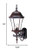 Dark Brown Ornamental Carousel Lantern Wall Light Dark Brown Ornamental Carousel Lantern Wall Light