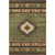 8' X 10' Green Beige And Brown Geometric Washable Area Rug With UV Protection 8' X 10' Green Beige And Brown Geometric Washable Area Rug With UV Protection