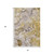 3' X 5' Taupe And Gray Abstract Washable Area Rug With UV Protection