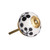1.5" X 1.5" X 1.5" White Black And Yellow Knobs 12 Pack 1.5" X 1.5" X 1.5" White Black And Yellow Knobs 12 Pack