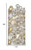 18" Silver Metal Vanity Flush Mounted Sconce 18" Silver Metal Vanity Flush Mounted Sconce