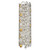 Vitozzi 3-Light Antique Silver Leaf Sconce Vitozzi 3-Light Antique Silver Leaf Sconce