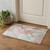 3' X 5' Blush And Ivory Abstract Washable Area Rug With UV Protection 3' X 5' Blush And Ivory Abstract Washable Area Rug With UV Protection