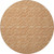 8' Salmon And Ivory Geometric Washable Round Rug With UV Protection