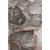 5' X 8' Peach And Gray Abstract Washable Area Rug With UV Protection 5' X 8' Peach And Gray Abstract Washable Area Rug With UV Protection