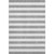 3' X 5' Gray And Ivory Striped Washable Area Rug With UV Protection 3' X 5' Gray And Ivory Striped Washable Area Rug With UV Protection