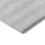 3' X 5' Ivory And Gray Striped Washable Area Rug With UV Protection
