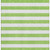 10' X 14' Lime Green And Ivory Striped Washable Area Rug With UV Protection 10' X 14' Lime Green And Ivory Striped Washable Area Rug With UV Protection