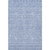9' X 12' Sky Blue And Ivory Floral Washable Area Rug With UV Protection