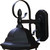 XL Matte Black Swing Arm Hanging Lantern Wall Light XL Matte Black Swing Arm Hanging Lantern Wall Light