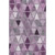 3' X 5' Merlot Gray And Ivory Geometric Washable Area Rug With UV Protection