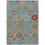 5' X 8' Teal Blue Gold And Pink Damask Washable Indoor Outdoor Area Rug 5' X 8' Teal Blue Gold And Pink Damask Washable Indoor Outdoor Area Rug