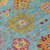 9' X 12' Teal Blue Gold And Pink Damask Washable Indoor Outdoor Area Rug 9' X 12' Teal Blue Gold And Pink Damask Washable Indoor Outdoor Area Rug