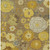 5' X 8' Coffee Gold And Beige Floral Washable Indoor Outdoor Area Rug 5' X 8' Coffee Gold And Beige Floral Washable Indoor Outdoor Area Rug