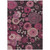 3' X 5' Blush And Black Floral Washable Indoor Outdoor Area Rug 3' X 5' Blush And Black Floral Washable Indoor Outdoor Area Rug