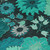 9' X 12' Teal Blue And Black Floral Washable Indoor Outdoor Area Rug 9' X 12' Teal Blue And Black Floral Washable Indoor Outdoor Area Rug