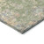9' X 12' Artichoke Green And Gray Floral Washable Indoor Outdoor Area Rug 9' X 12' Artichoke Green And Gray Floral Washable Indoor Outdoor Area Rug