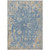 9' X 12' Blue And Gold Floral Washable Indoor Outdoor Area Rug 9' X 12' Blue And Gold Floral Washable Indoor Outdoor Area Rug