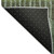 3' X 5' Fern Green And Purple Striped Washable Indoor Outdoor Area Rug