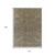 10' X 14' Brown And Blue Medallion Washable Indoor Outdoor Area Rug 10' X 14' Brown And Blue Medallion Washable Indoor Outdoor Area Rug