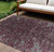 8' X 10' Burgundy And Gray Medallion Washable Indoor Outdoor Area Rug 8' X 10' Burgundy And Gray Medallion Washable Indoor Outdoor Area Rug