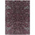 10' X 14' Burgundy And Gray Medallion Washable Indoor Outdoor Area Rug