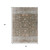 5' X 8' Brown And Gray Tribal Washable Indoor Outdoor Area Rug 5' X 8' Brown And Gray Tribal Washable Indoor Outdoor Area Rug