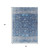 5' X 8' Navy Blue And Gray Tribal Washable Indoor Outdoor Area Rug 5' X 8' Navy Blue And Gray Tribal Washable Indoor Outdoor Area Rug