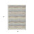 8' X 10' Taupe Ivory And Wheat Striped Washable Indoor Outdoor Area Rug 8' X 10' Taupe Ivory And Wheat Striped Washable Indoor Outdoor Area Rug