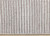 5' X 8' White And Taupe Striped Hand Woven Area Rug