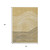 3' X 5' Gold Ivory And Charcoal Striped Washable Indoor Outdoor Area Rug 3' X 5' Gold Ivory And Charcoal Striped Washable Indoor Outdoor Area Rug