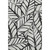 8' X 10' Black And Beige Floral Washable Area Rug With UV Protection 8' X 10' Black And Beige Floral Washable Area Rug With UV Protection