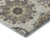 3' X 5' Beige Gray And Brown Medallion Washable Area Rug With UV Protection 3' X 5' Beige Gray And Brown Medallion Washable Area Rug With UV Protection