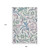 9' X 12' White Sage And Mauve Floral Washable Area Rug With UV Protection 9' X 12' White Sage And Mauve Floral Washable Area Rug With UV Protection