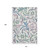 10' X 14' White Sage And Mauve Floral Washable Area Rug With UV Protection 10' X 14' White Sage And Mauve Floral Washable Area Rug With UV Protection